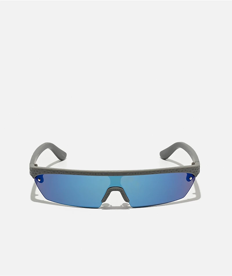 Blue Mini Shields Sunglasses