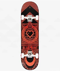 Blueprint Home Heart 8.0" Skateboard Complete