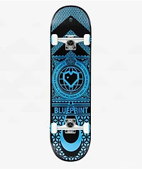 Blueprint Home Heart 8.25" Skateboard Complete