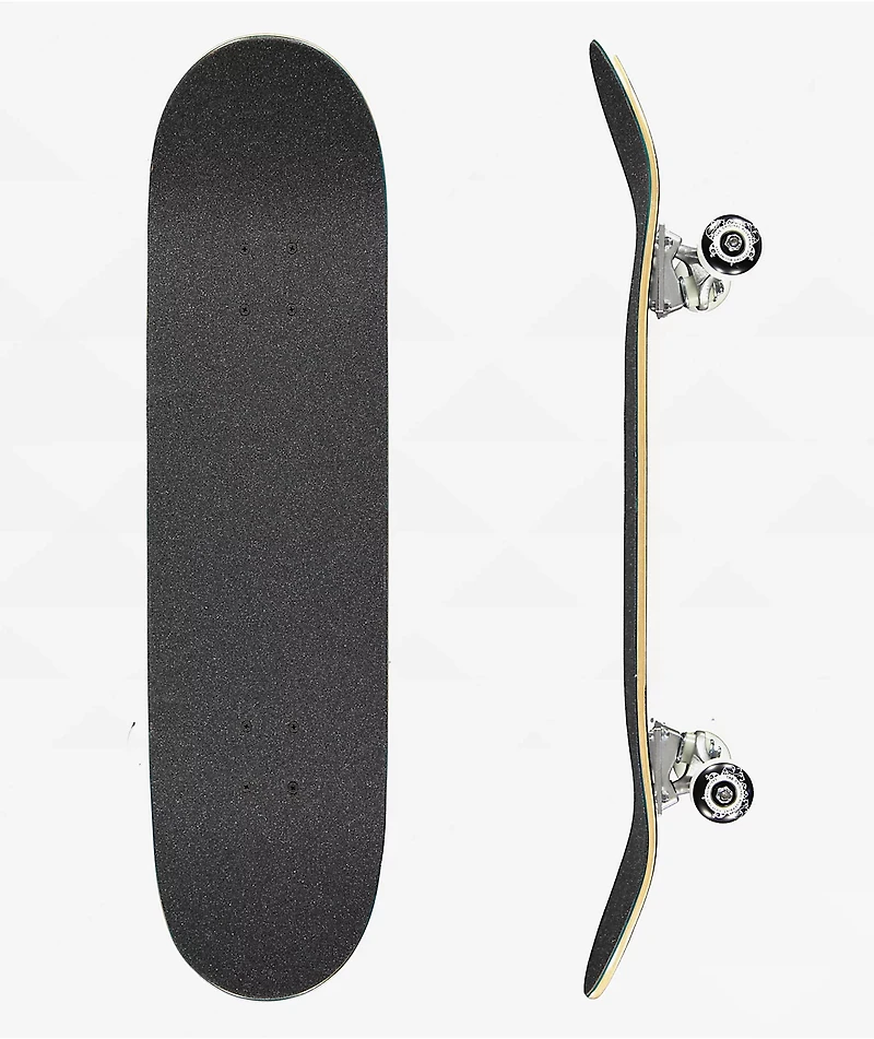 Blueprint Home Heart Black & Grey 8.25" Skateboard Complete