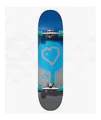 Blueprint Spray Heart 7.5" Skateboard Complete