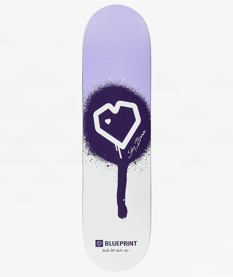 Blueprint x MLSL Sky Brown 8.0" Skateboard Deck