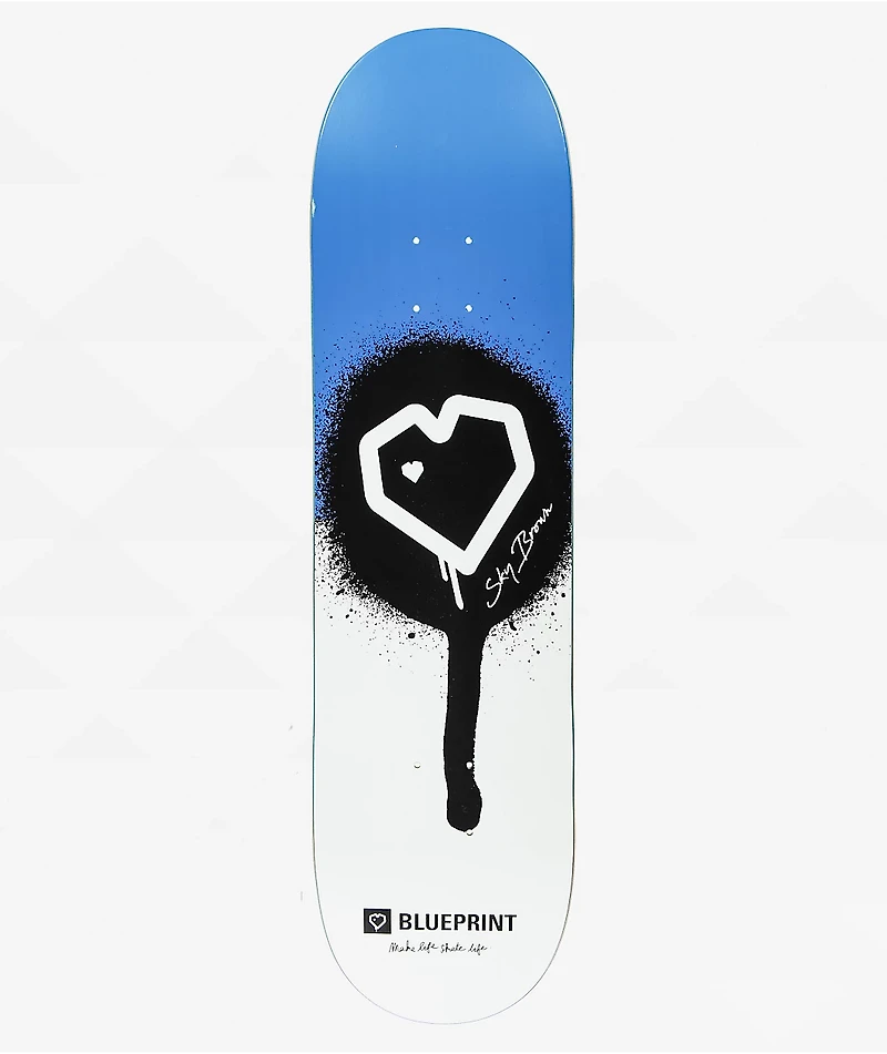 Blueprint x MLSL Sky Brown 8.25" Skateboard Deck