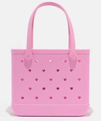 Bogg Baby Heart Cut Out Pink Taffy Tote Bag