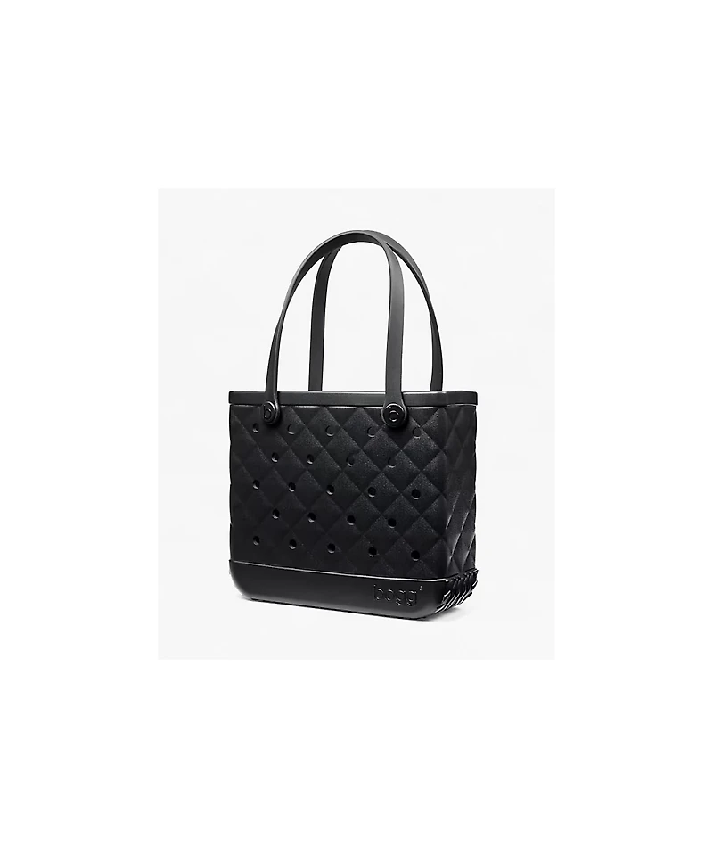 Bogg Baby Quilted Black Tote Bag