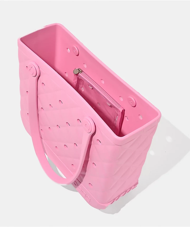 Bogg Baby Quilted Pink Taffy Tote Bag