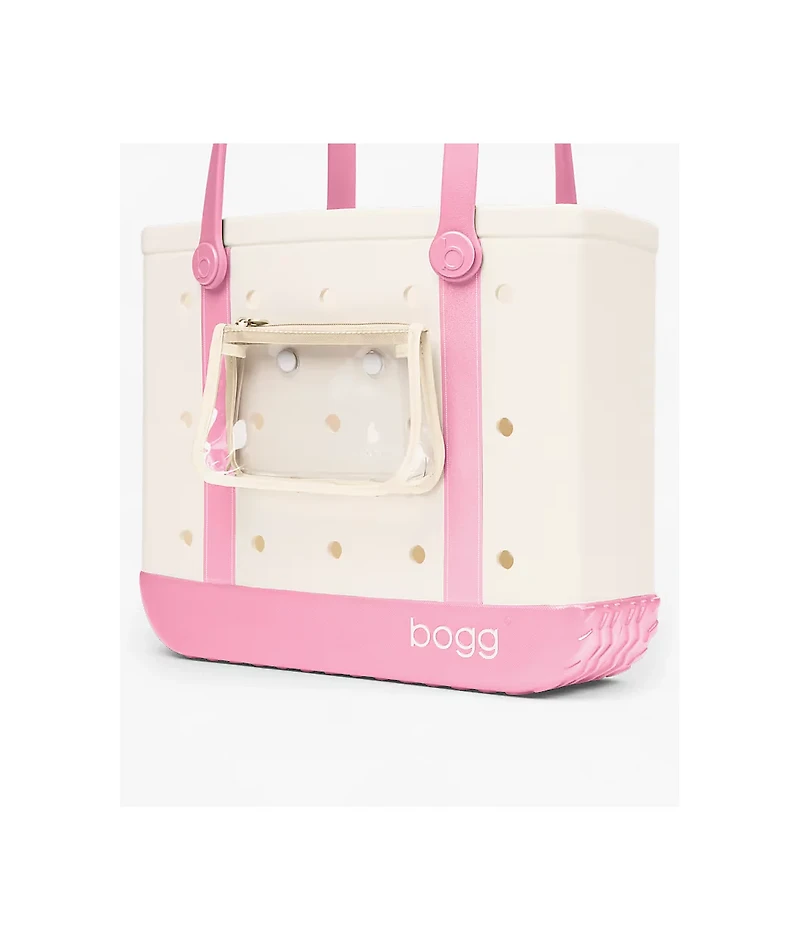 Bogg Baby Varsity Blowing Pink Bubbles Tote Bag