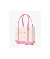 Bogg Baby Varsity Blowing Pink Bubbles Tote Bag