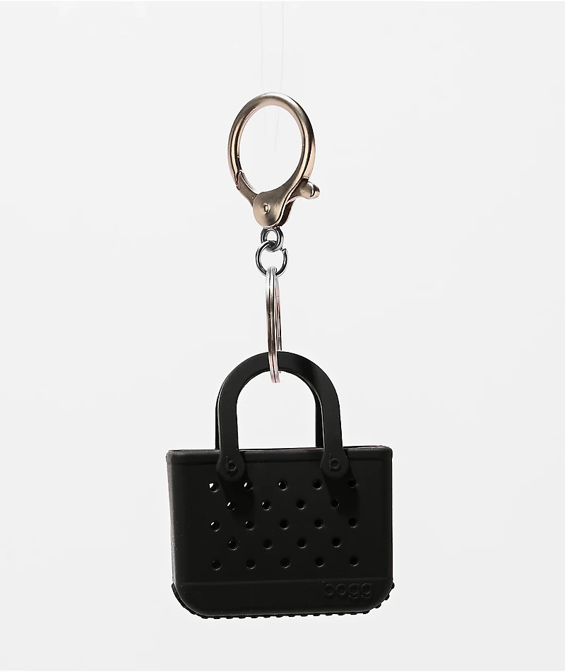 Bogg Tiny Tote Bag LBD Black Keychain