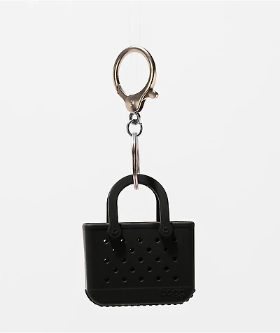 Bogg Tiny Tote Bag LBD Black Keychain