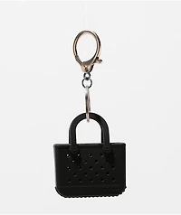 Bogg Tiny Tote Bag LBD Black Keychain