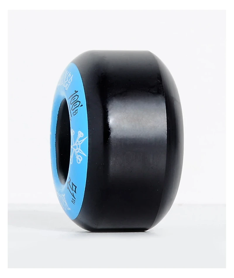 Bones 100 Ringers 51mm Blue & Black Skateboard Wheels