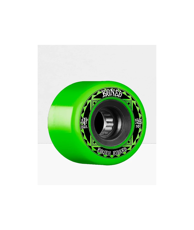 Bones ATF Rough Riders 59mm 80A Green Cruiser Wheels