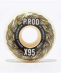 Bones P-Rod X-Formula V5 Sidecut 52mm 95a Skateboard Wheels