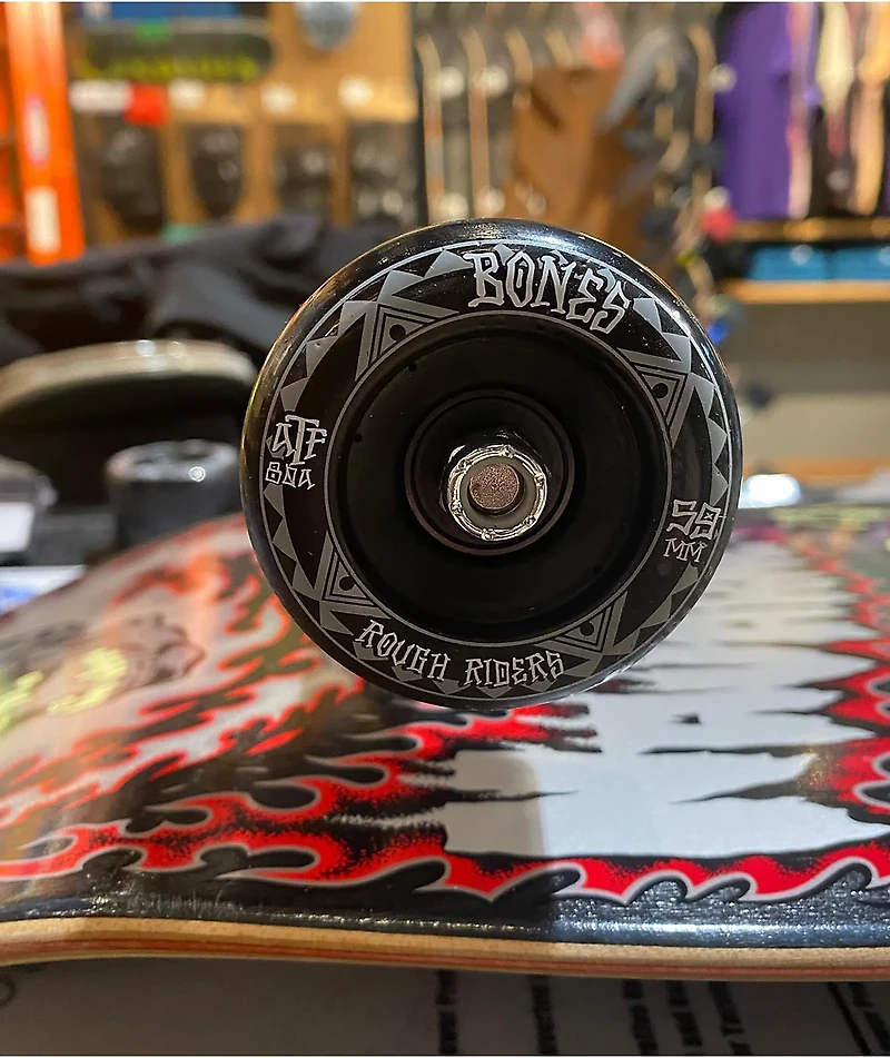Bones Roughriders ATF 59mm 80a Black Cruiser Wheels