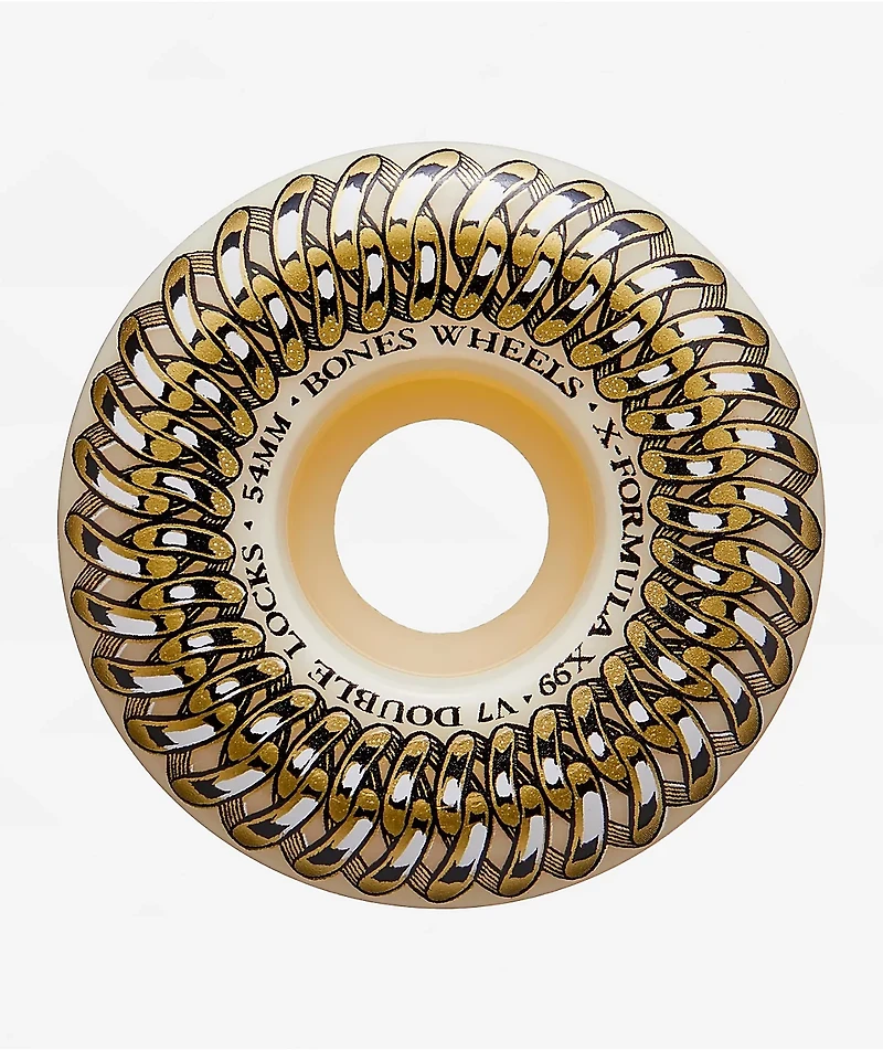 Bones X-Formula Double Locks V7 56mm 99a Skateboard Wheels