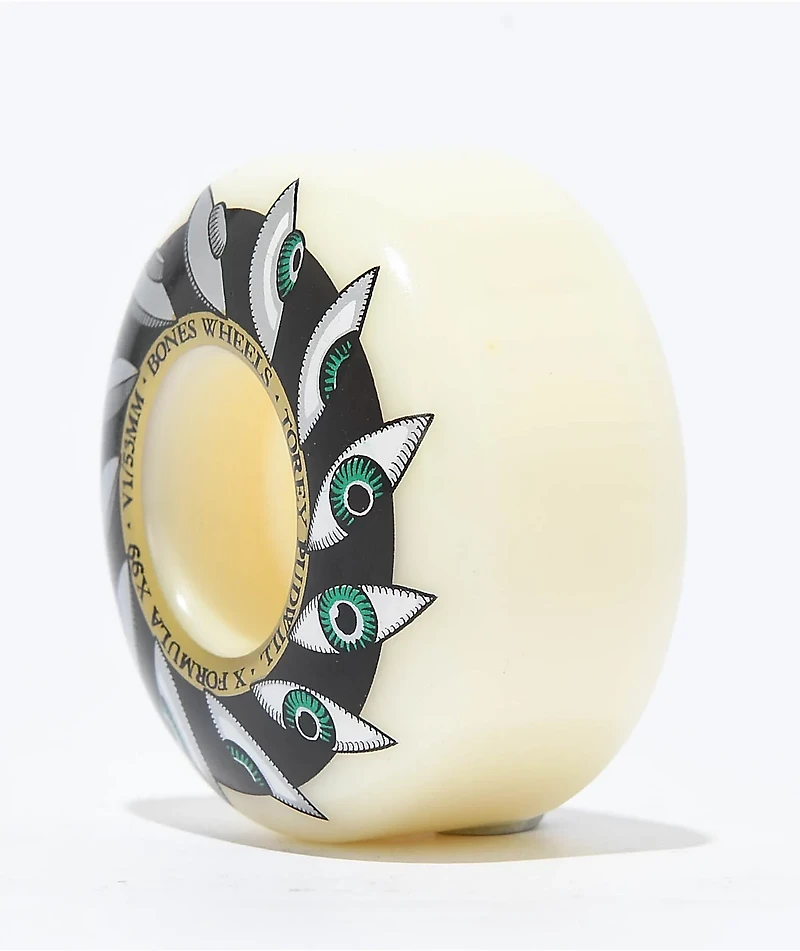 Bones X-Formula Pudwill Eyeing Saucer 53mm 99a Skateboard Wheels
