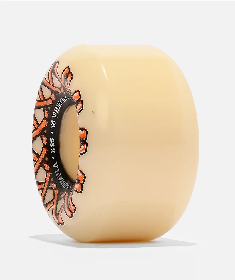 Bones X-Formula Widecut 56mm 95a White Skateboard Wheels