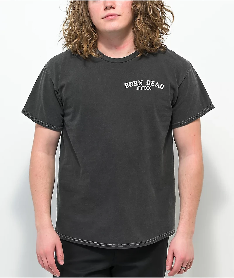Born Dead MMXX Black Wash T-Shirt