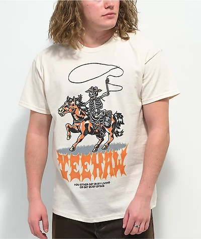Born Dead Yeehaw Cream T-Shirt