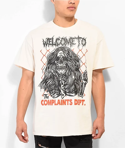 Boss Dog Complaints Dept Natural T-Shirt