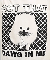 Boss Dog Dawg Me Cream T-Shirt