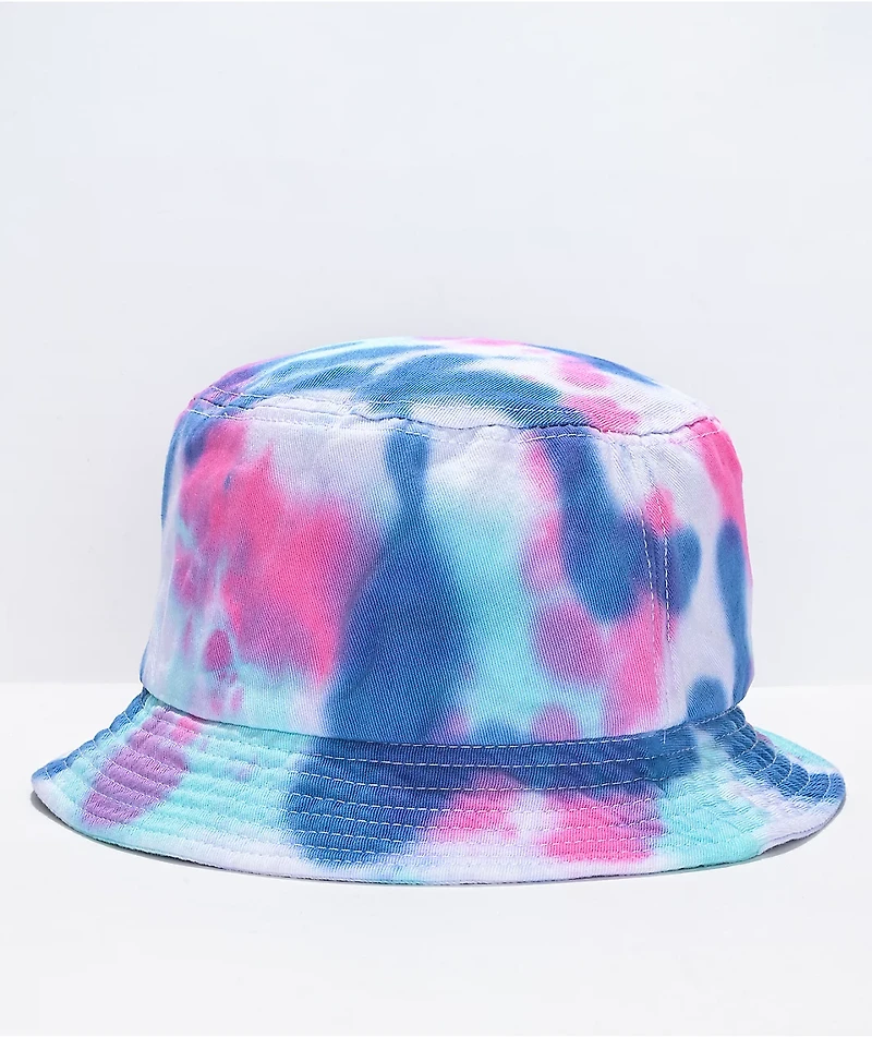 Boss Dog Don't Stress Purple Tie Dye Bucket Hat