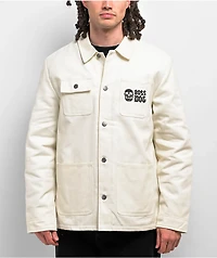 Boss Dog Dystopia White Chore Jacket