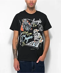 Boss Dog Laugh Black T-Shirt