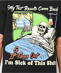 Boss Dog Test Results Black T-Shirt