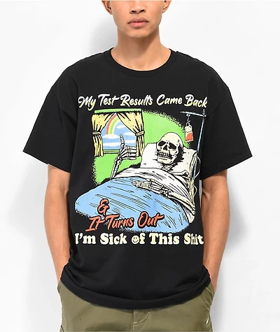 Boss Dog Test Results Black T-Shirt