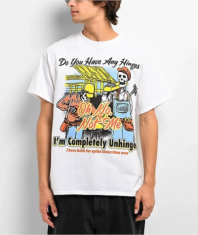Boss Dog Unhinged White T-Shirt