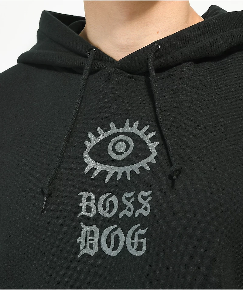 Boss Dog Up Da Club Black Hoodie