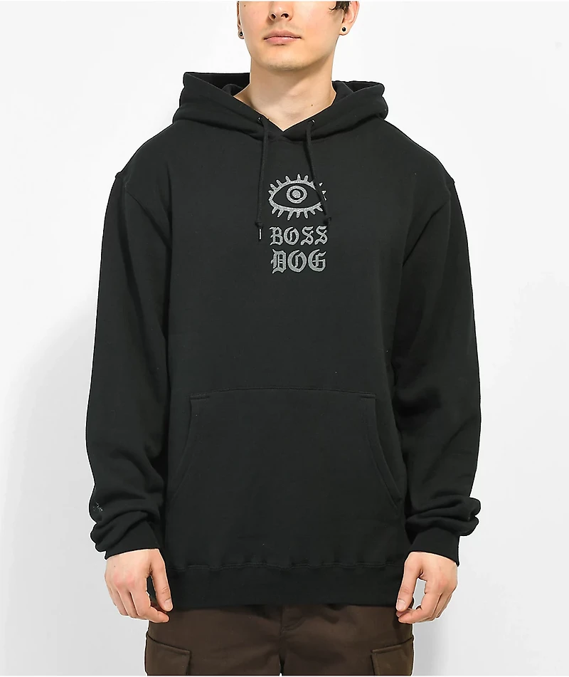 Boss Dog Up Da Club Black Hoodie
