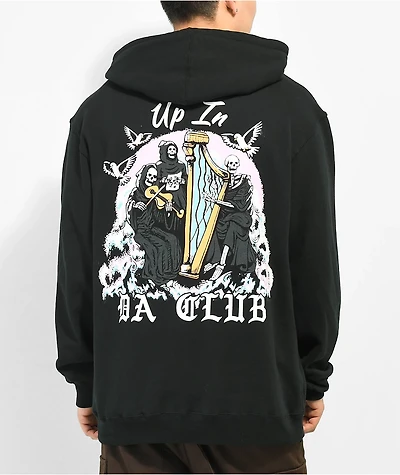 Boss Dog Up Da Club Black Hoodie