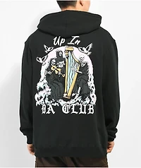 Boss Dog Up Da Club Black Hoodie