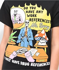 Boss Dog Work Reference Black T-Shirt