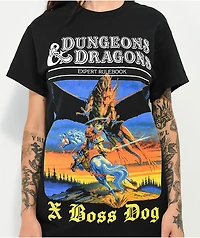 Boss Dog x Dungeons & Dragons Expert Rulebook Black T-Shirt