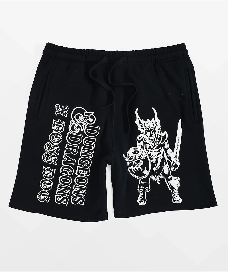 Boss Dog x Dungeons & Dragons Warduke Black Sweat Shorts