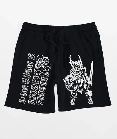 Boss Dog x Dungeons & Dragons Warduke Black Sweat Shorts