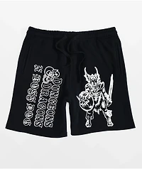 Boss Dog x Dungeons & Dragons Warduke Black Sweat Shorts
