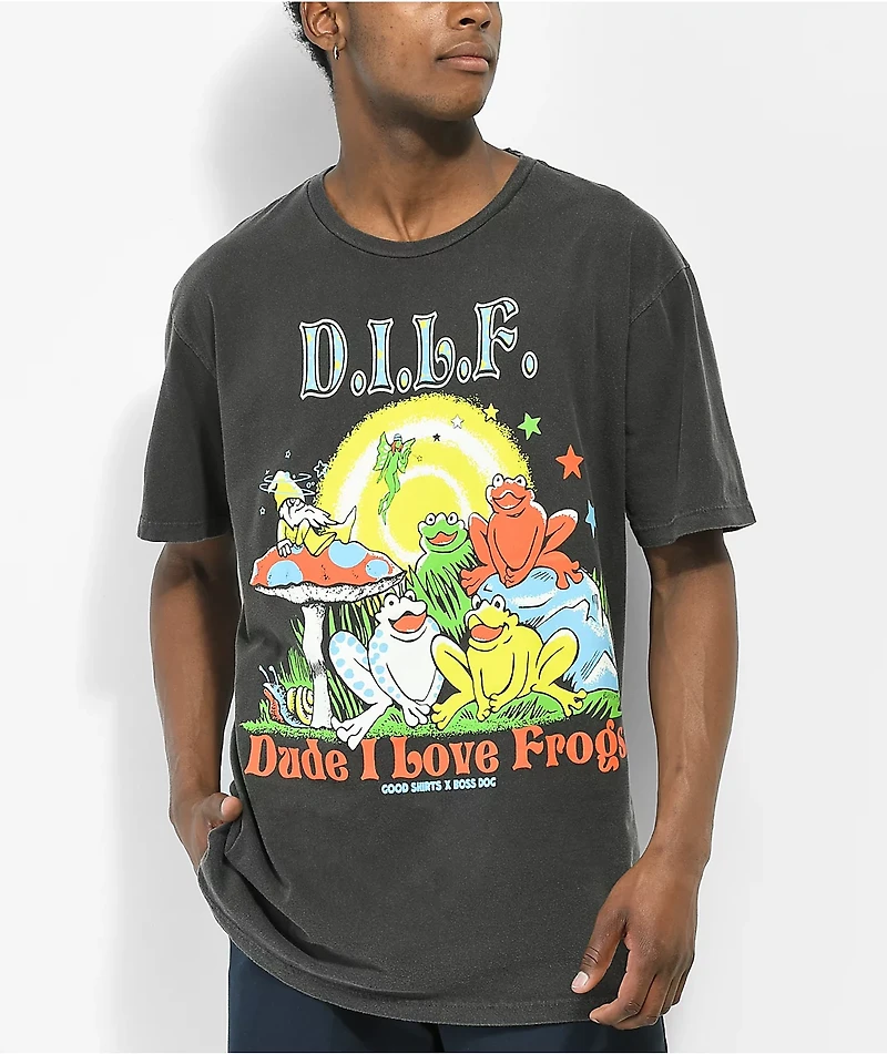 Boss Dog x Good Shirts DILF Black T-Shirt