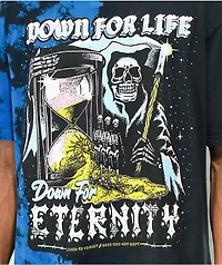 Boss Dog x Learn To Forget Down For Life Black & Blue Tie Dye T-Shirt