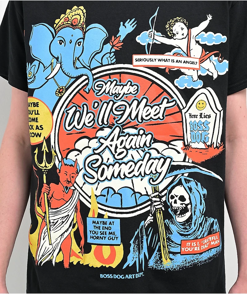 Boss Dog x Lindsay Shutt Meet Again Black T-Shirt