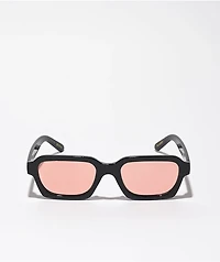 Bowery Black & Peach Polarized Sunglasses