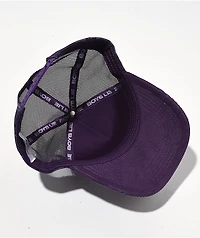 Boys Lie Aura Purple Corduroy Trucker Hat