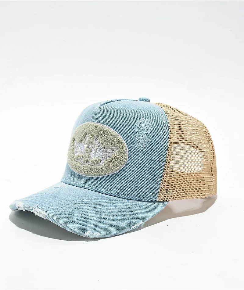 Boys Lie Blue Denim Trucker Hat
