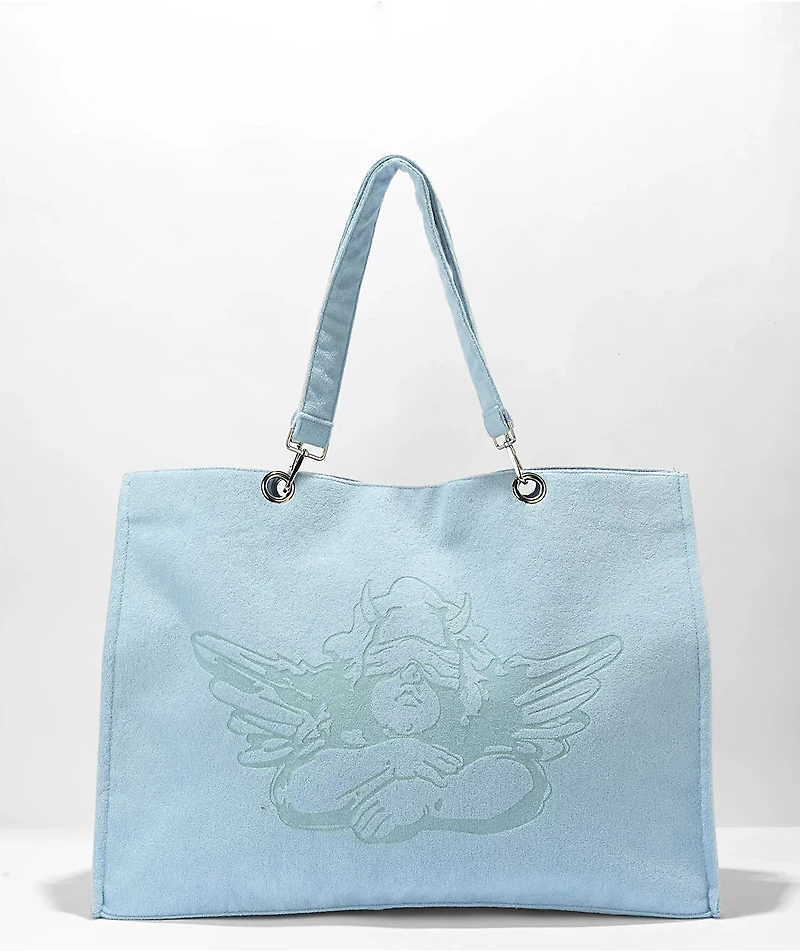 Boys Lie Blue Terry Tote Bag