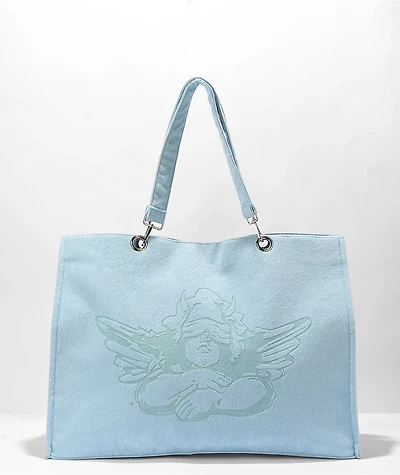 Boys Lie Blue Terry Tote Bag