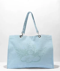 Boys Lie Blue Terry Tote Bag